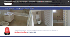 Desktop Screenshot of heizung-ts.com